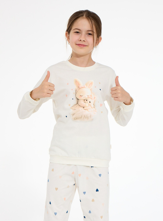 Pijama infantil Cornette 788/122 Kitty algodón manga corta pantalones cortos