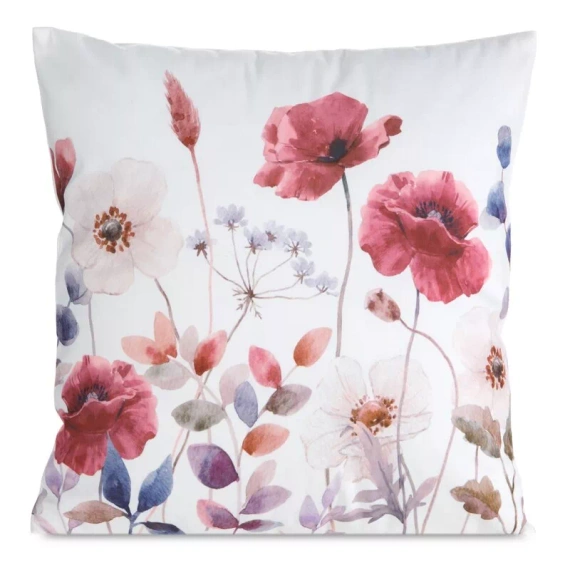 Funda cojín 45x45 Mink 36 Eurofirany terciopelo flores