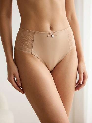 Braguitas de mujer Lama L-MOD1601 BI-06 modal encaje 2 unidades con lazo