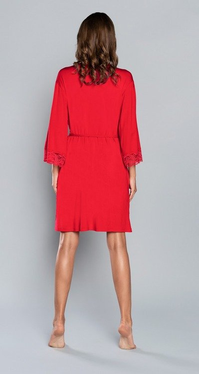 Albornoz Samaria Moda Italiana manga 3/4 - rojo