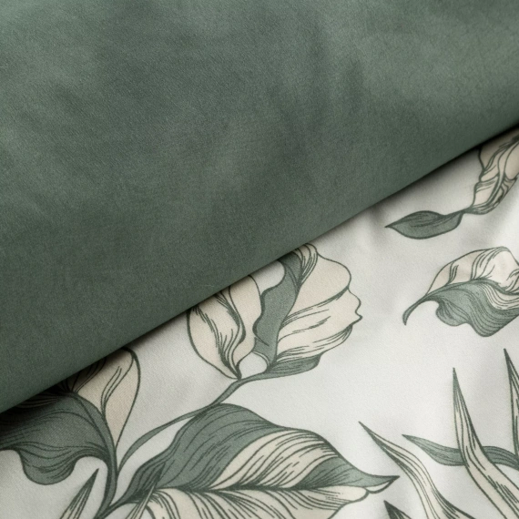 Ropa de cama Donna Design 91 floral reversible suave con cremallera