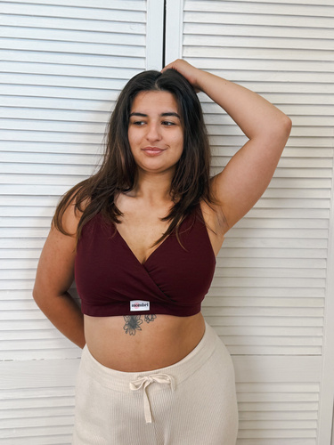 Milk&Love Mombri Klasyk sujetador lactancia impermeable claret