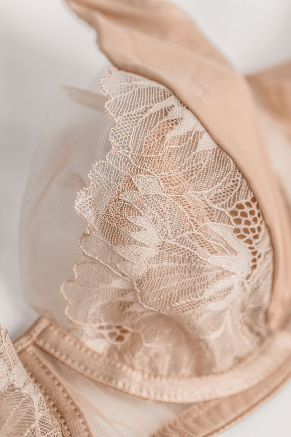 Mediolano Selena Soft 19265 Sujetador soft de encaje beige