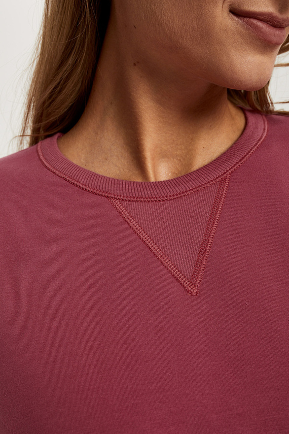 Conjunto largo de mujer Panamá. manga, longitud. pantalones Moda Italiana - frambuesa