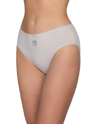 Lama L-120 BI-100 braguitas algodón mujer bikini beige-marrón pack 3