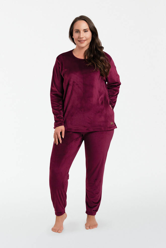 Conjunto Akara Ladies Moda Italiana - burdeos