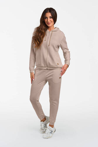 Roma Sudadera con capucha de mujer Italian Fashion - beige