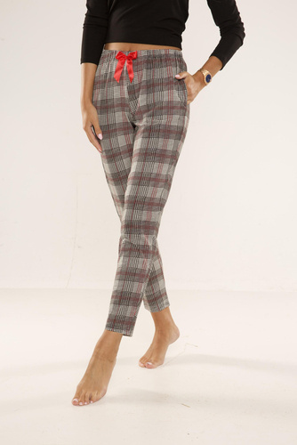360 Checkered Forex Pantalones de pijama - gris