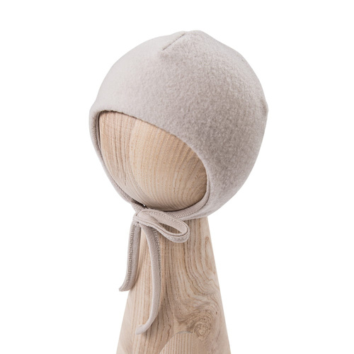 Merino Gorro para bebé Eevi beige - 100% lana merino, termorregulador