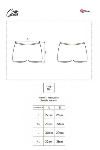 Gottia LC 6051 Pantalones cortos mujer LivCo Corsetti Moda blanco