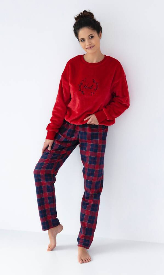 Cordelia Sensis pijama de mujer - azul marino-rojo