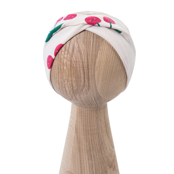 Diadema niña Eevi Cherry algodón elástica cómoda