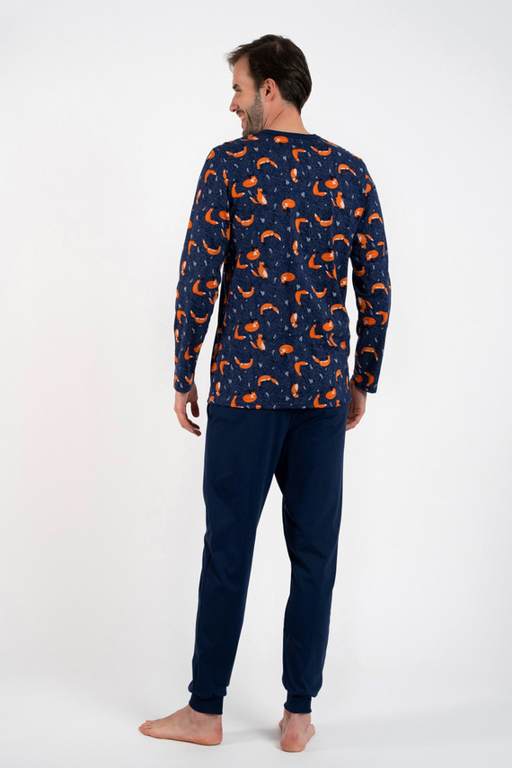 Witalis Pijama de manga larga para hombre, pantalón largo Moda Italiana