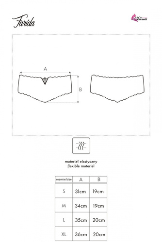 Farida Blanco LC 6071 Pantalones cortos encaje mujer LivCo Corsetti Moda blanco