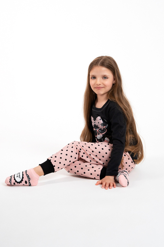 Bonilla Pijama de niña Moda Italiana - negro/estampado