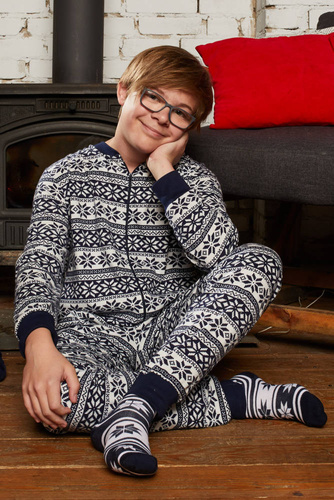 Mono Alaska Niños Italian Fashion - azul marino