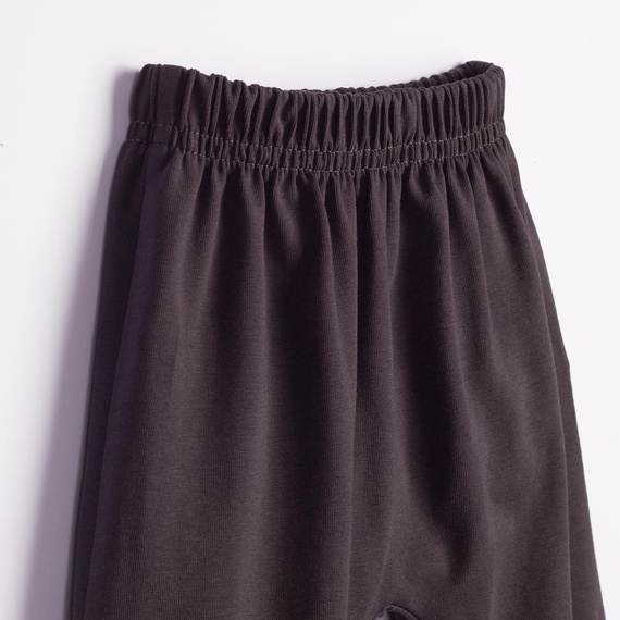 Pantalones para niña Nicol Tosia 225016 Alladynki gris grafito de algodón