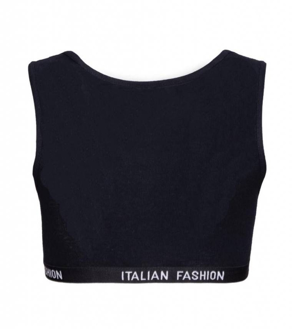 Nikola Sujetador de niña, tirante ancho Italian Fashion- negro