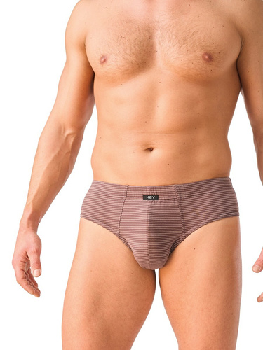 Slips para hombre Key MPP 273 B26 de algodón ajustados con cintura ancha