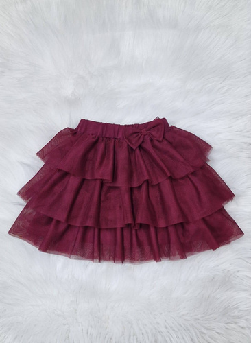 Falda de tul granate Mia Bambarillo - femenina, elegante y ligera