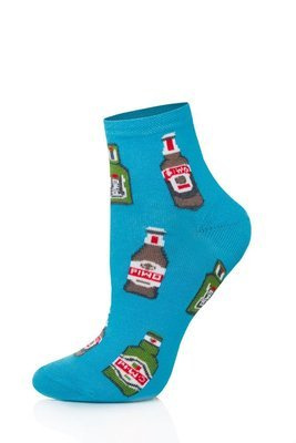 S79Z Calcetines Cerveza Moda Italiana turquesa