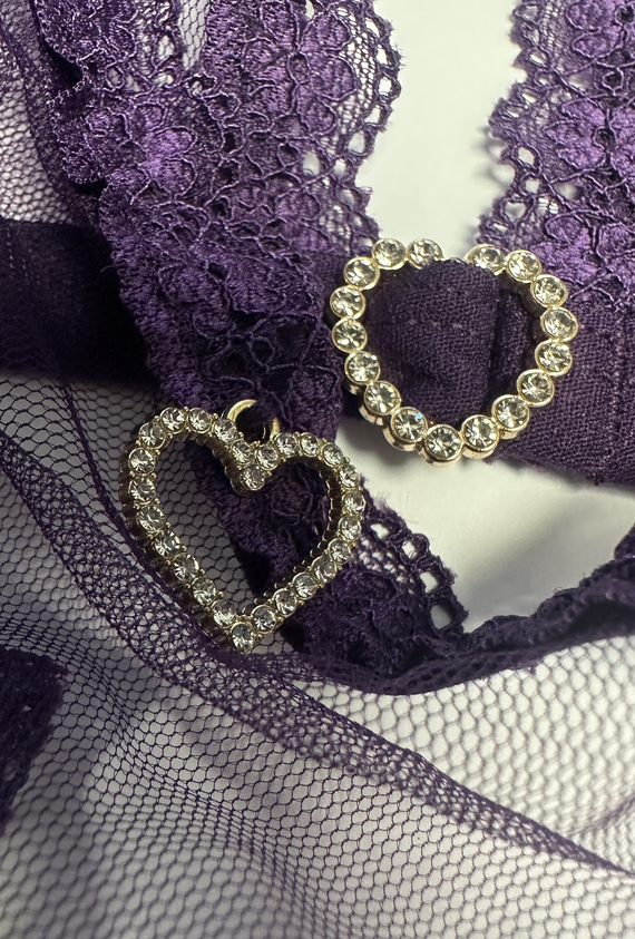 Belissana Set Violet Passion morado - elegante conjunto de lencería para mujer