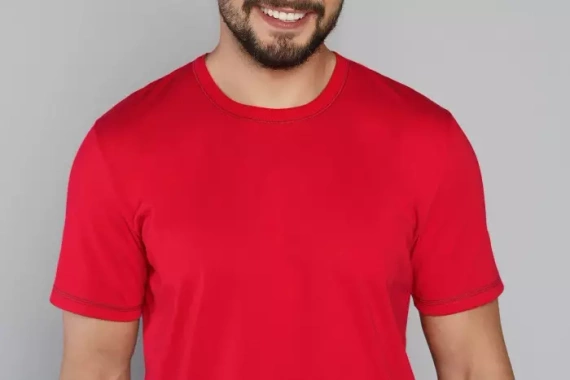 Narvik Pijama de manga corta para hombre, pantalón corto Italian Fashion- rojo/estampado