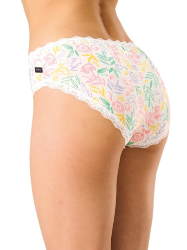 Braga mujer midi LPC 576 B26 Key – viscosa con cinta de encaje, pack 2 Key