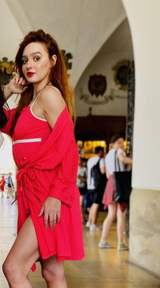 915 Pijama de mujer Dots Forex - frambuesa