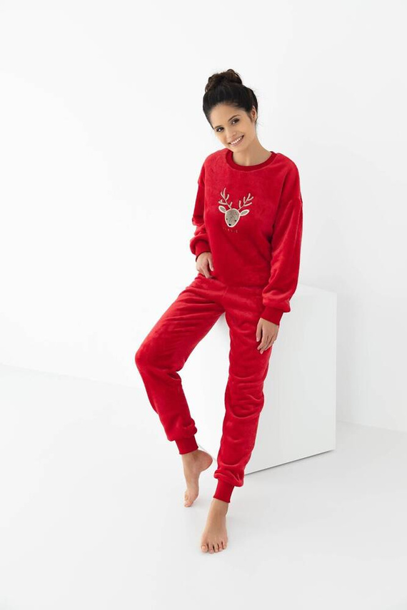 Sensis Harriet Pijama de señora - rojo