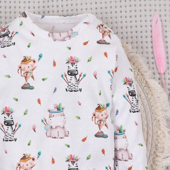 ABN-5534 Body Nini Happy Animals de algodón orgánico para bebé: comodidad, seguridad y estilo