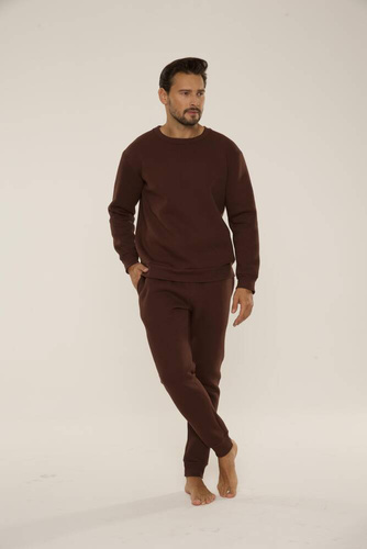 813 Indigo Chándal de hombre de De Lafense - chocolate
