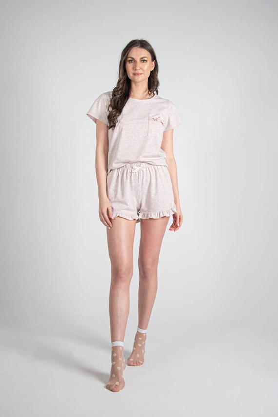 678 Mariposa II Forex pijama de mujer - beige melange