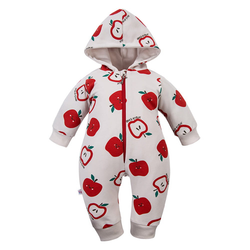 Pelele bebé Eevi ecru 100% algodón sin pies cómodo