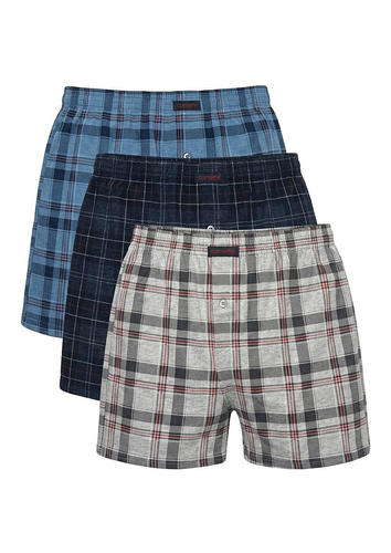 Cornette 945/12 A'3 bóxers hombre algodón corte suelto pack 3