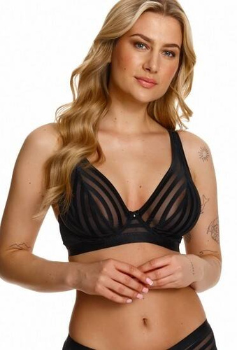 2412 Sujetador bralette suave negro Lupoline