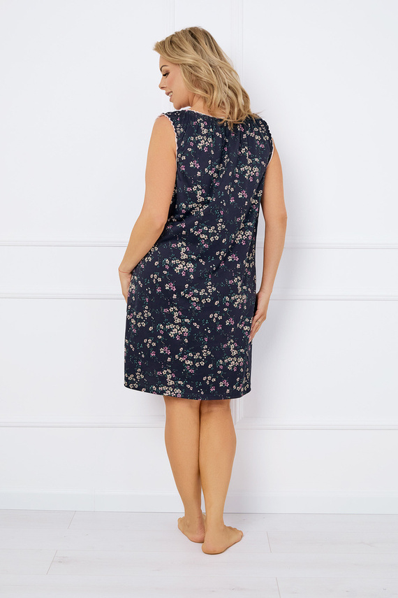 Camisón y bata de lactancia Almi, tirante ancho Moda Italiana - estampado