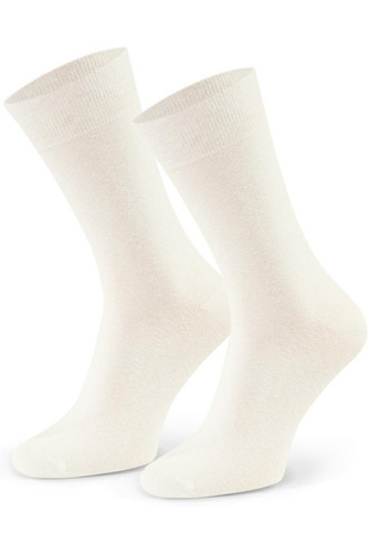 Arte.194 Calcetines Steven 001 crudo - algodón y lino, sin costura unisex
