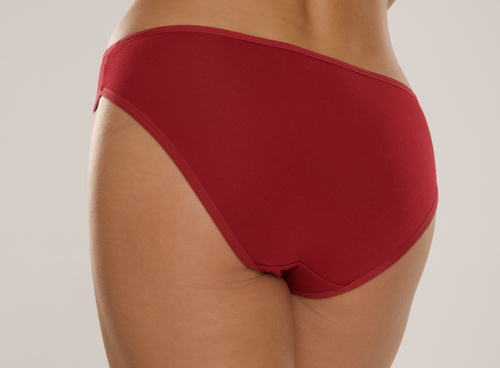 004 Limited Braga de mujer De Lafense - clásica, tiro bajo, viscosa - burdeos