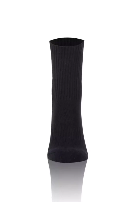 S150D Calcetines largos de rizo Italian Fashion - negro