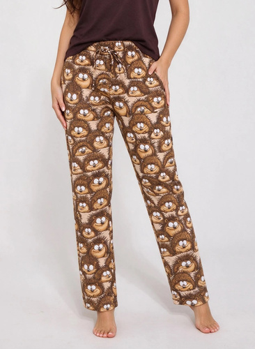 Pantalones de pijama largos para mujer Cornette 690/53 100% algodón