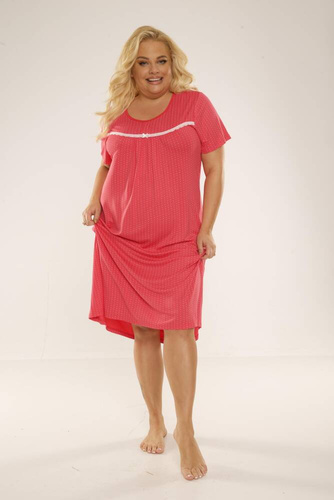 447 Camisón Juliette Plus Size Forex - lunares frambuesa