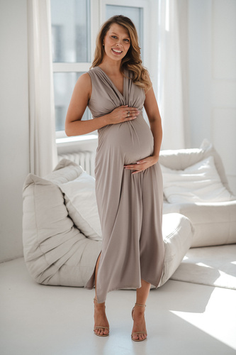 Vestido premamá y lactancia Loop MAXI Milk&Love de viscosa