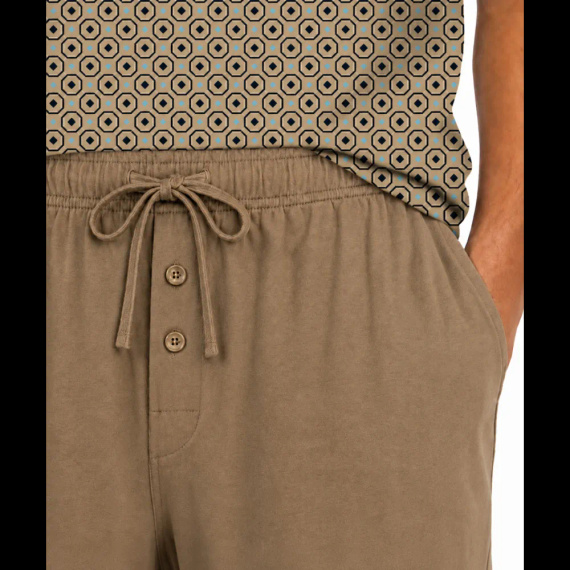 Sesto Senso 2723/02 Latte Pijama corta de hombre de algodón 100% algodón
