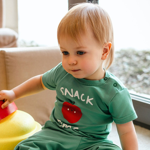 Camiseta niño Eevi Snack Time algodón elástico cómoda