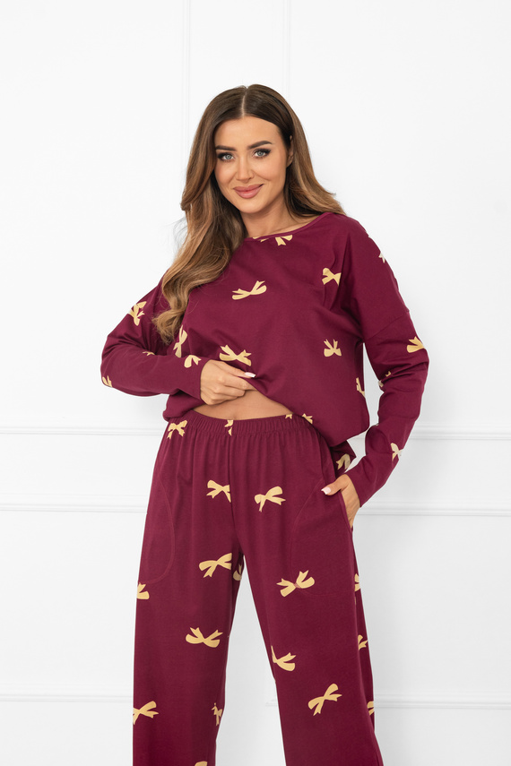 Kwadro Pijama de mujer Moda Italiana - algodón, manga larga y pantalón