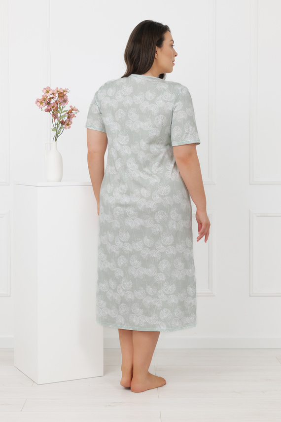 Camisón mujer Eleni Italian Fashion 100% algodón, manga corta