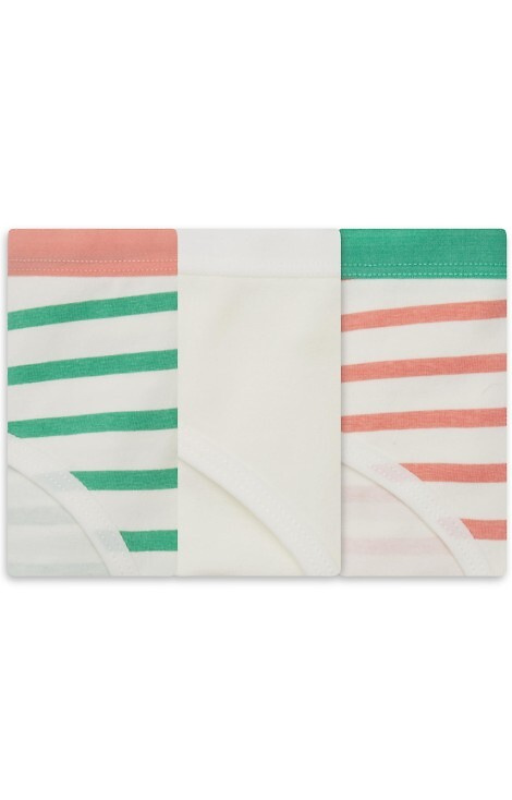 36508-K083 Henderson Braga de bikini de algodón crudo para mujer, paquete de 3