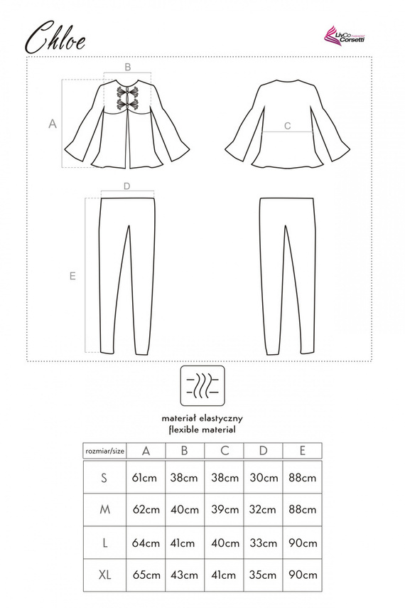 Chloe LC 90038 Pijama de mujer LivCo Corsetti Moda