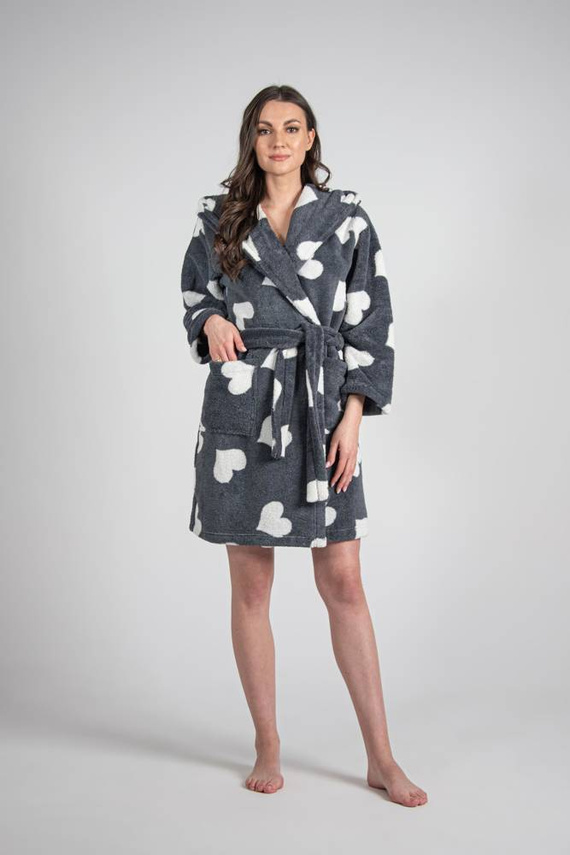 671 Hearts Bata corta para mujer Forex - grafito